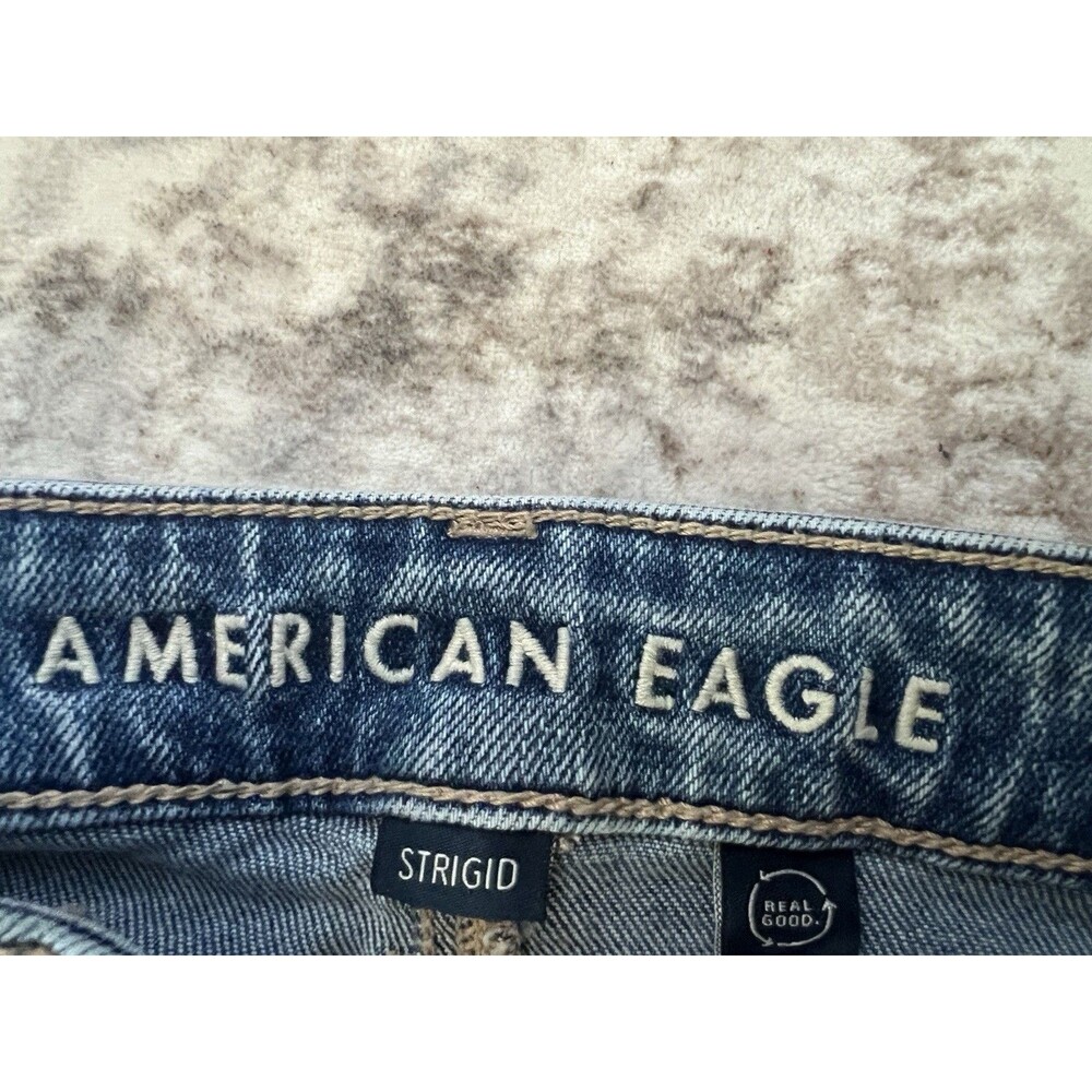 American Eagle Jeans Women 00 Short Mom Jeans Distressed Strigid - Picture 6 of 11